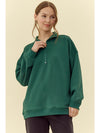 Sienna Textured Half Zip Pullover