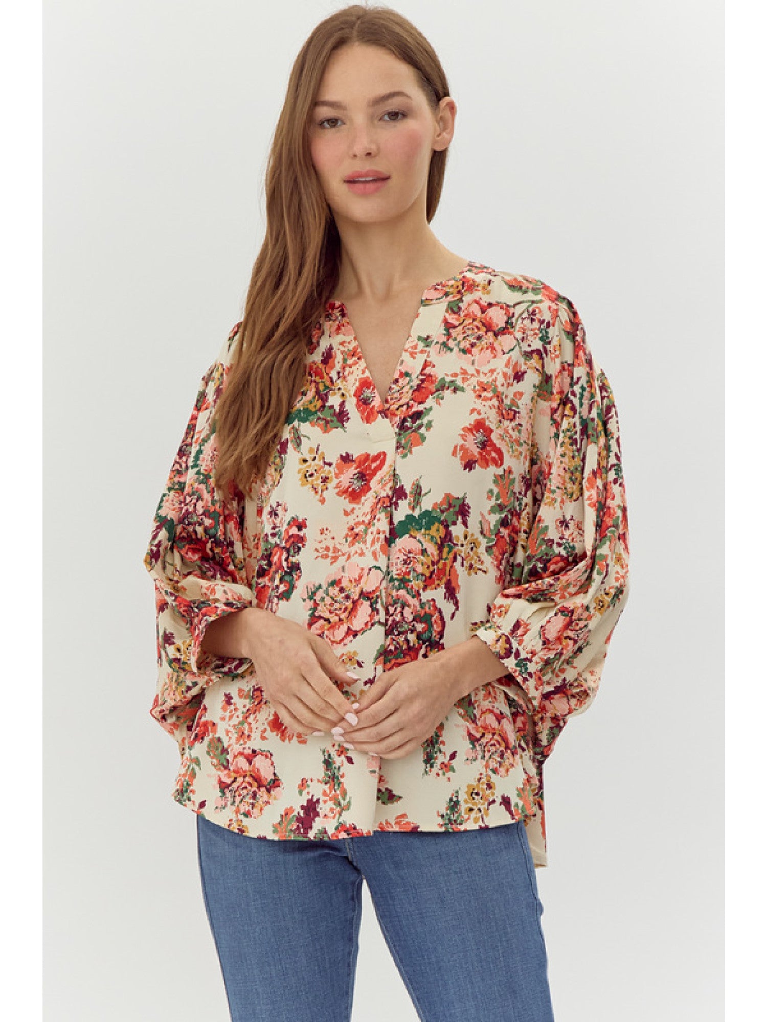 Lily Floral Print Blouse