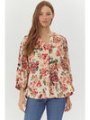 Lily Floral Print Blouse