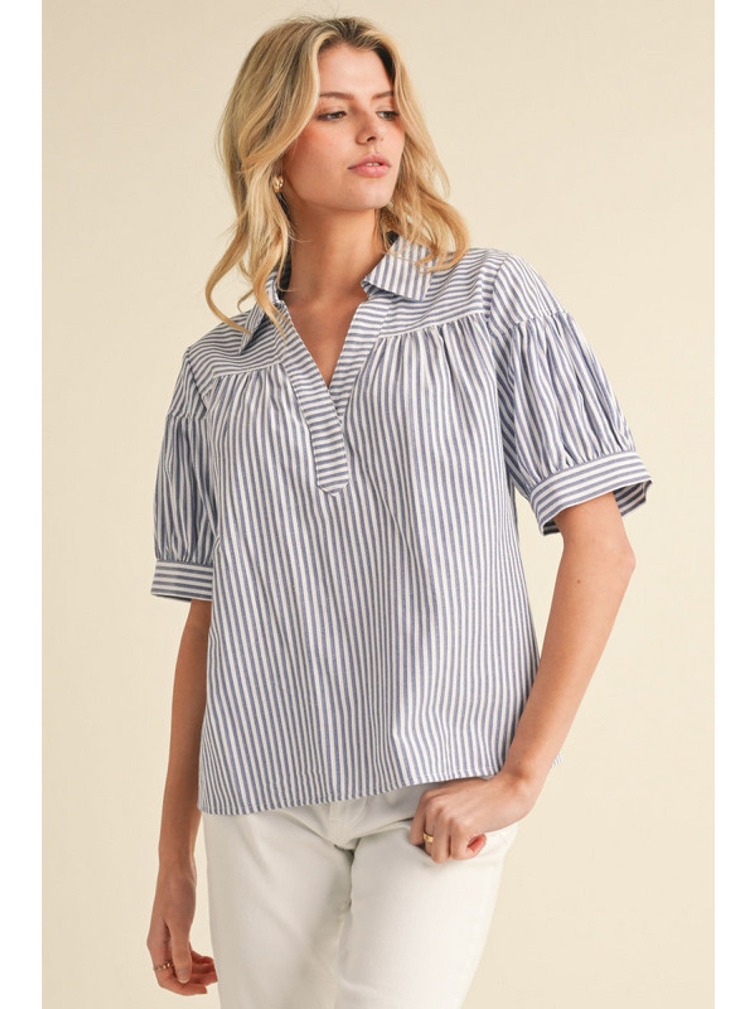 Crissy Striped Blouse