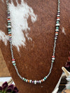 Ellen Sterling Navajo, Turquoise & Spiny Bead Necklace - 36"