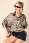 Slither Collar Oversize Shirt