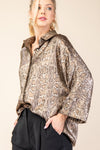 Slither Collar Oversize Shirt