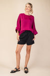 Dylan Round Neck Oversize Top