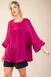 Dylan Round Neck Oversize Top