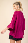 Dylan Round Neck Oversize Top