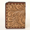 Leather Tooled Snap Wallet