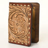 Leather Tooled Snap Wallet