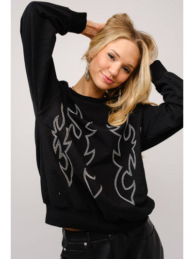 Bootstitch Pullover Sweatshirt