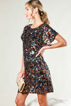 Multi Color Sequin Dress