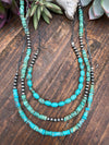 Corrane Genuine Turquoise Necklace