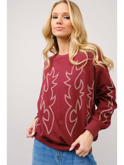 Bootstitch Pullover Sweatshirt