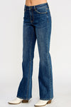 Mid Rise Skinny Boot Cut with Stretch