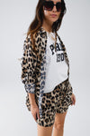 Lola Leopard Print Relaxed Long Sleeve Shirt