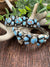 Idaho Falls Golden Hills Turquoise Cluster Cuff With Middle Twist Band