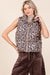 Leopard Puffer Vest