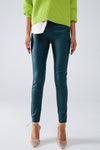 Dax Faux Leather Super Skinny Pants