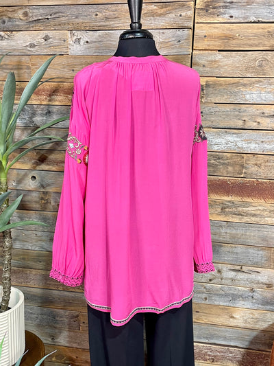 Johnny Was Rose Violet Niccola Tunic - Joyse