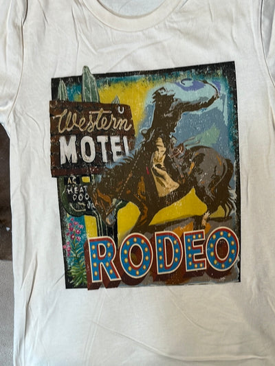 Western Motel Rodeo Graphic Tee