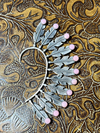 Headdress 11 Stone Sterling Ear Cuff