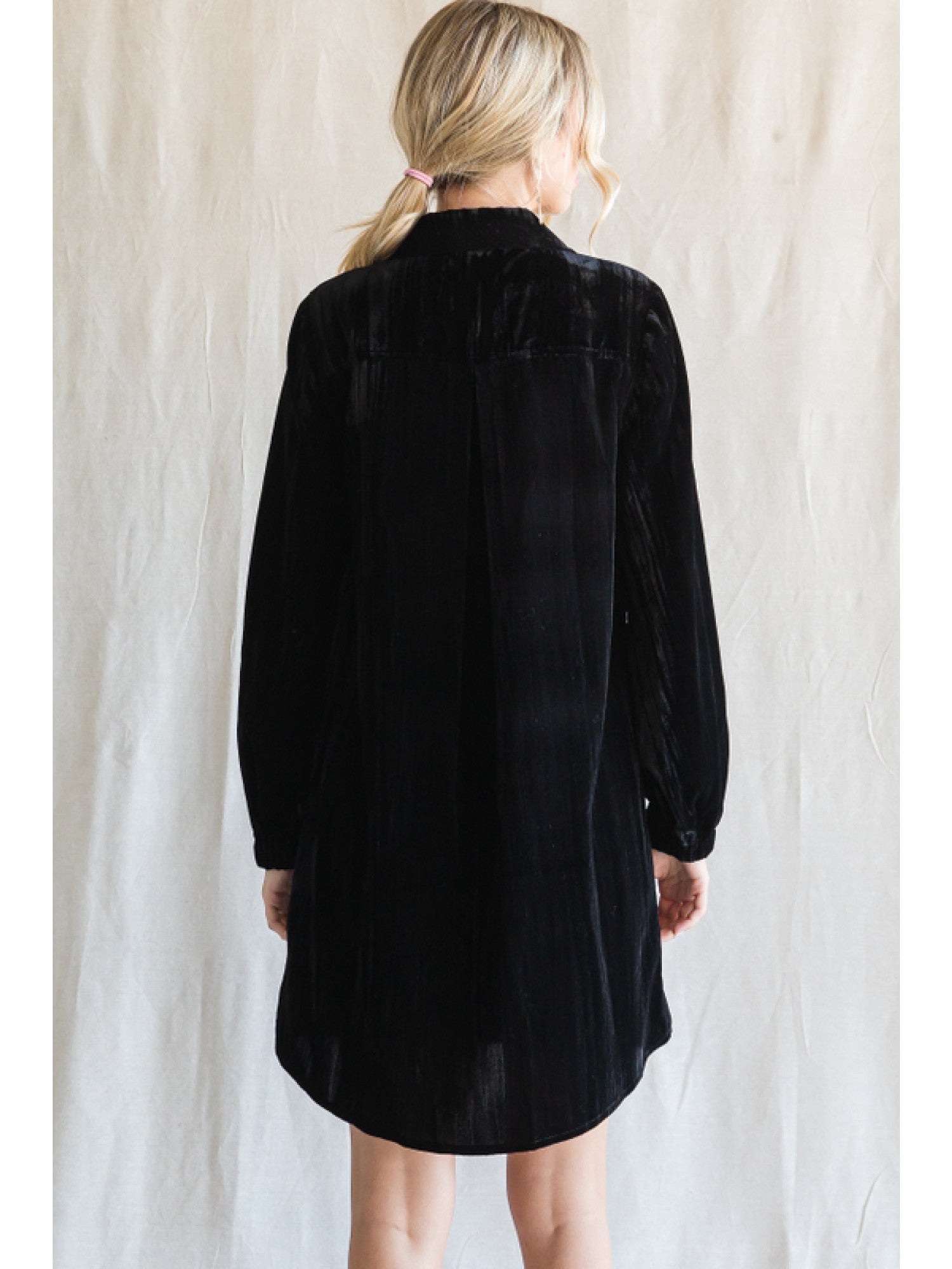 Vince velvet 2024 shirt dress