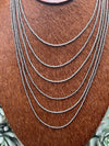 2mm Navajo Pearl Necklace 14-24"