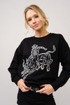 Bull Rider Embordered Sweatshirt