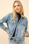 Boot Stitch Denim Trucker Jacket