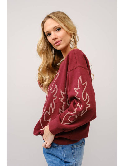 Bootstitch Pullover Sweatshirt