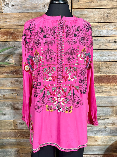 Johnny Was Rose Violet Niccola Tunic - Joyse