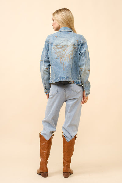 Boot Stitch Denim Trucker Jacket