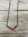 Collar Tip Stone Necklace