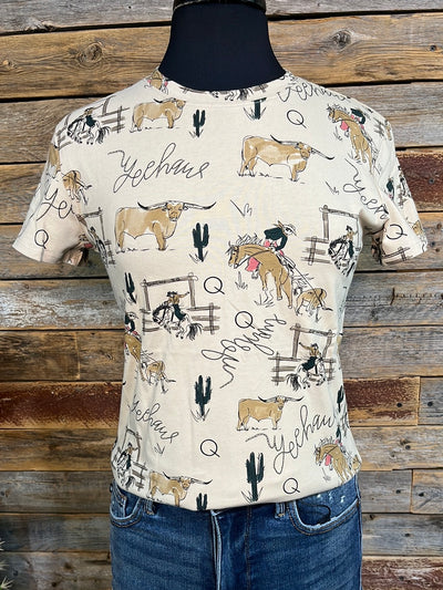 Rodeo Quincy Yeehaw Tee