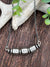 Indiana Sterling Center Stamped Bead Link Chain Necklace - 20"