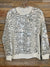 Maisy Sequin Crew Neck Sweater - White