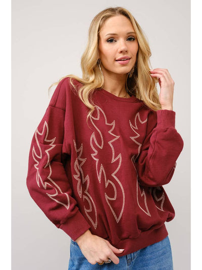 Bootstitch Pullover Sweatshirt