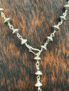 Gallatin Sterling Linked Navajo Saucer Necklace - 24"