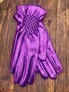 Fancy Luster Smocked Gloves