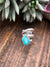 Silva Sterling Wrap Ring With Turquoise Stone