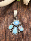 Lewiston Golden Hills Turquoise Cluster Pendant