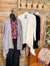 Brittany Solid Color Handkerchief Hem Knitted Cardigan - One Size