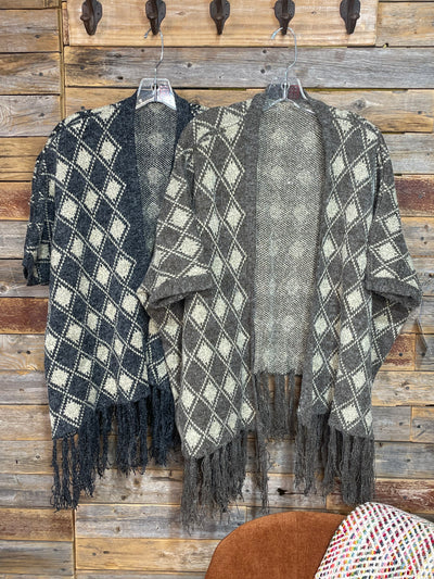 Milo Argyle Cardigan - One Size