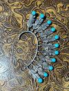 Headdress 11 Stone Sterling Ear Cuff