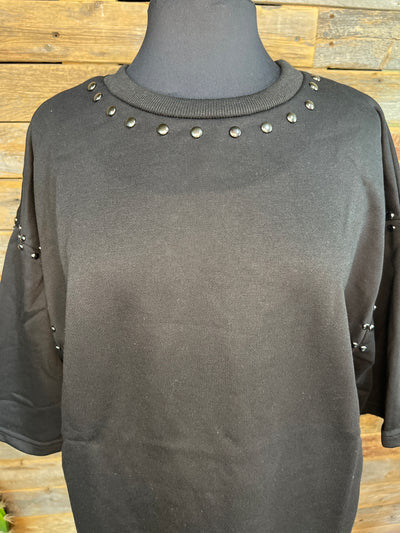 Charlotte Studded Sleeve Shirt