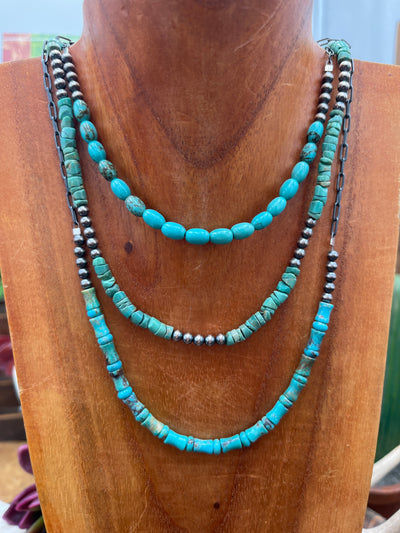 Corrane Genuine Turquoise Necklace