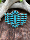 Niagara Falls Zuni Cluster Cuff - Turquoise