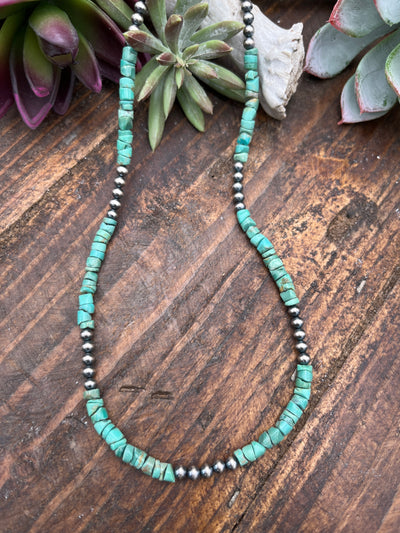 Corrane Genuine Turquoise Necklace