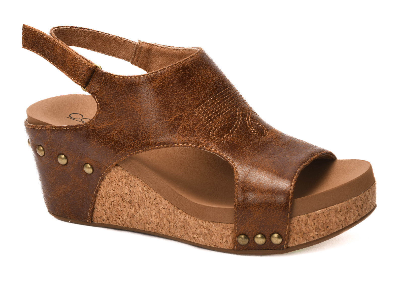 Carley Saddle Stitch Wedge