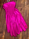 Fancy Luster Smocked Gloves