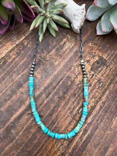 Corrane Genuine Turquoise Necklace